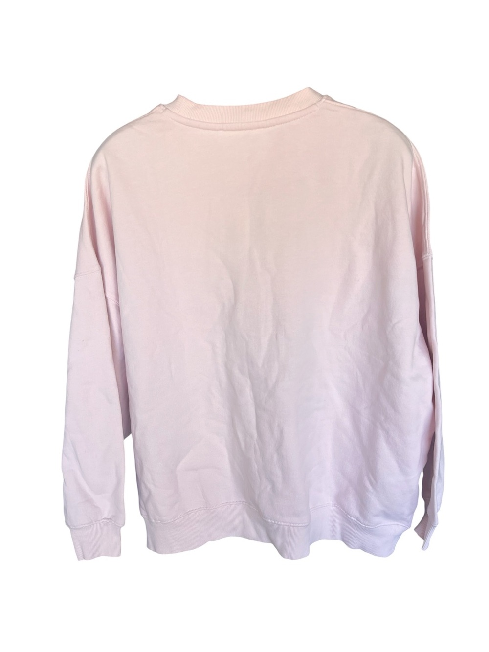 l*space Pastel Pink 'Happier in a Bikini' Oversized Crewneck Sweatshirt Medium - Picture 4 of 9